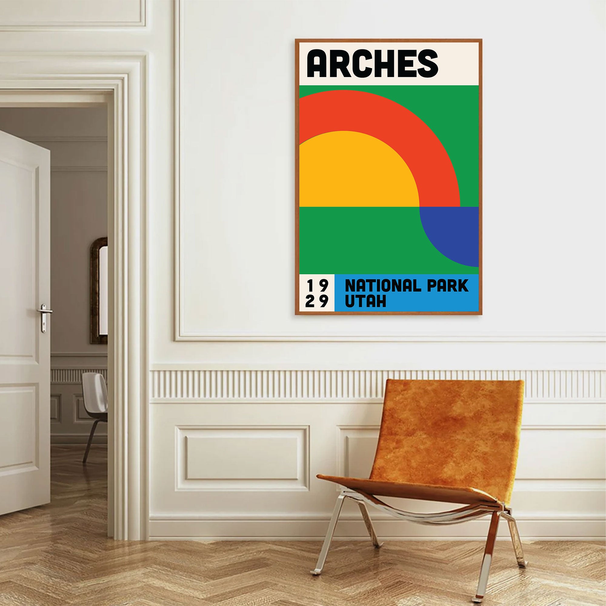 Arches National Park Poster - Vintage Travel Wall Art