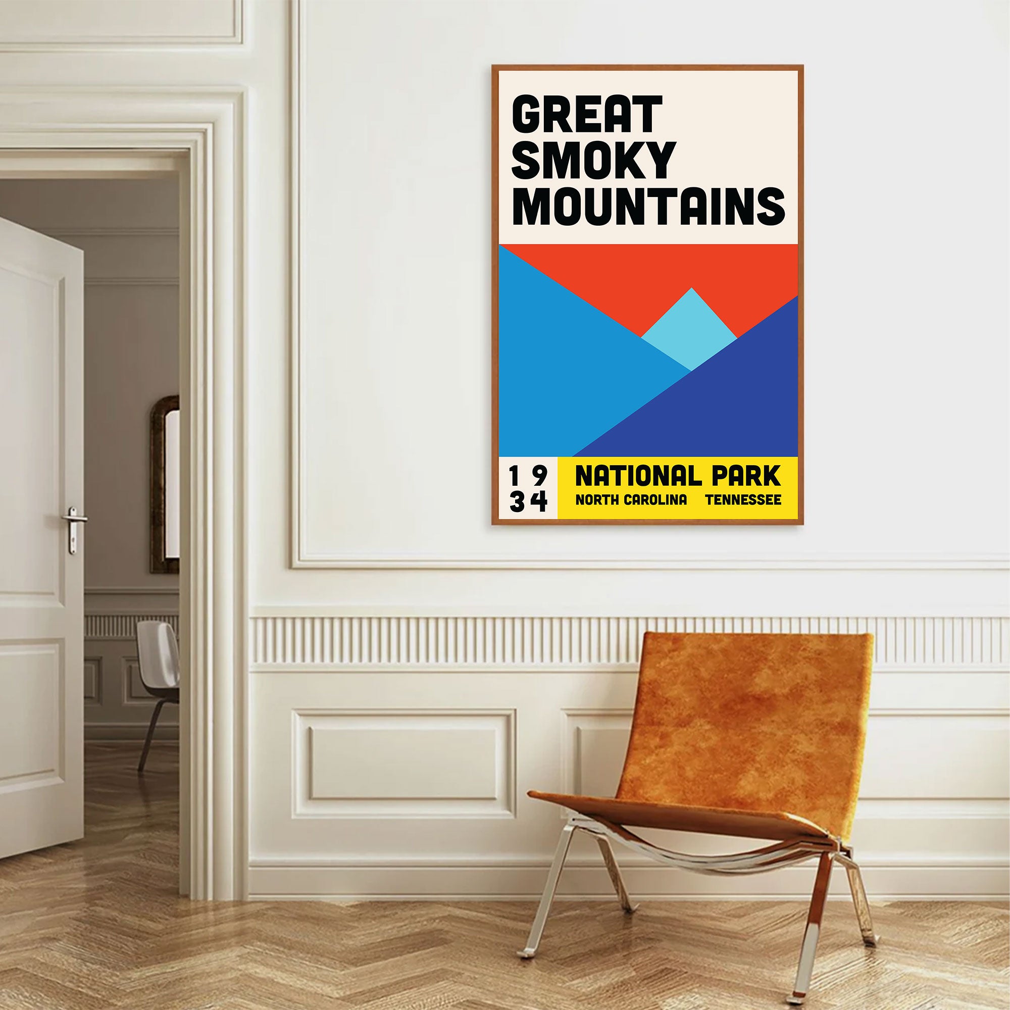 Great Smoky Mountain National Park Poster - Vintage Travel Wall Art