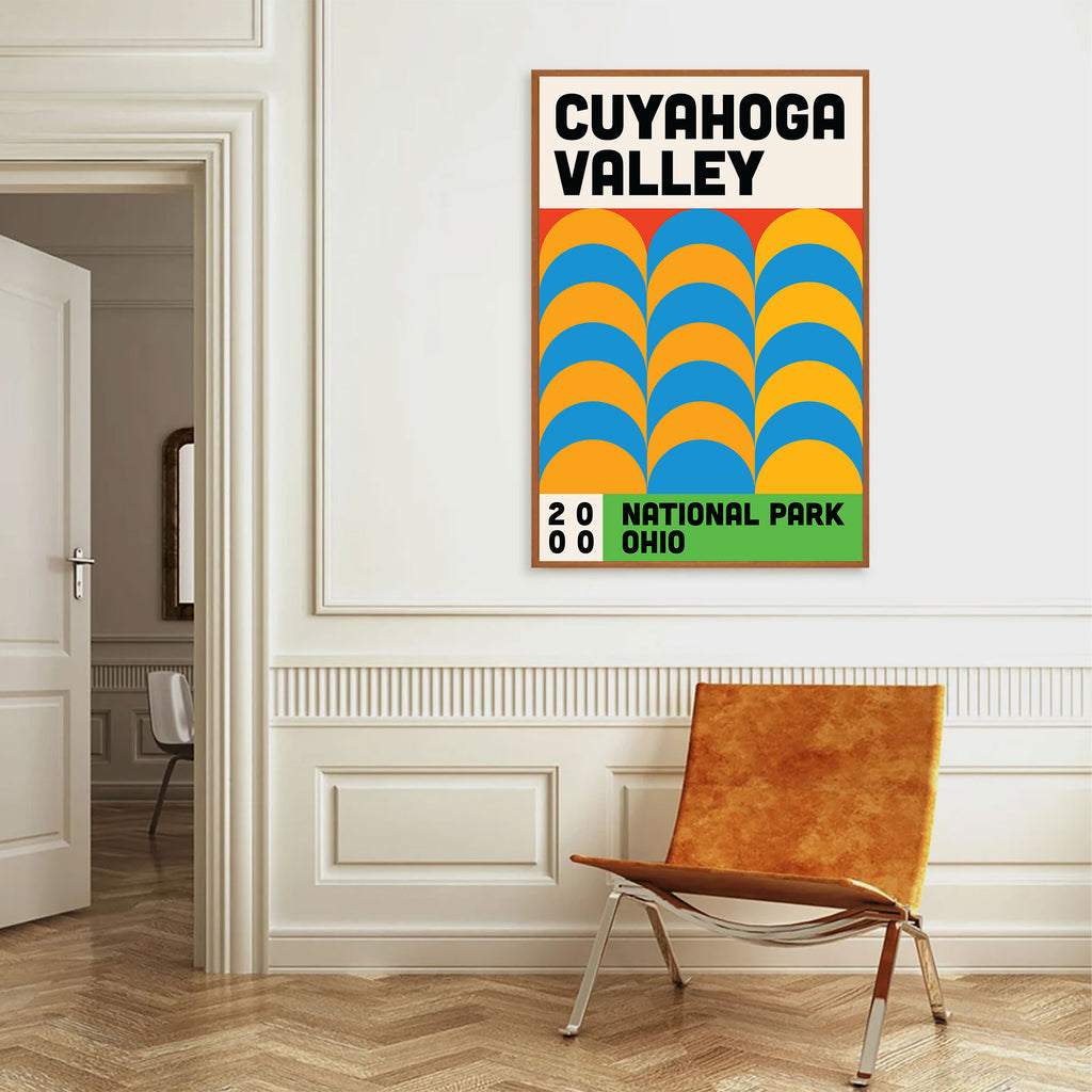Cuyahoga Valley National Park Poster - Vintage Travel Wall Art
