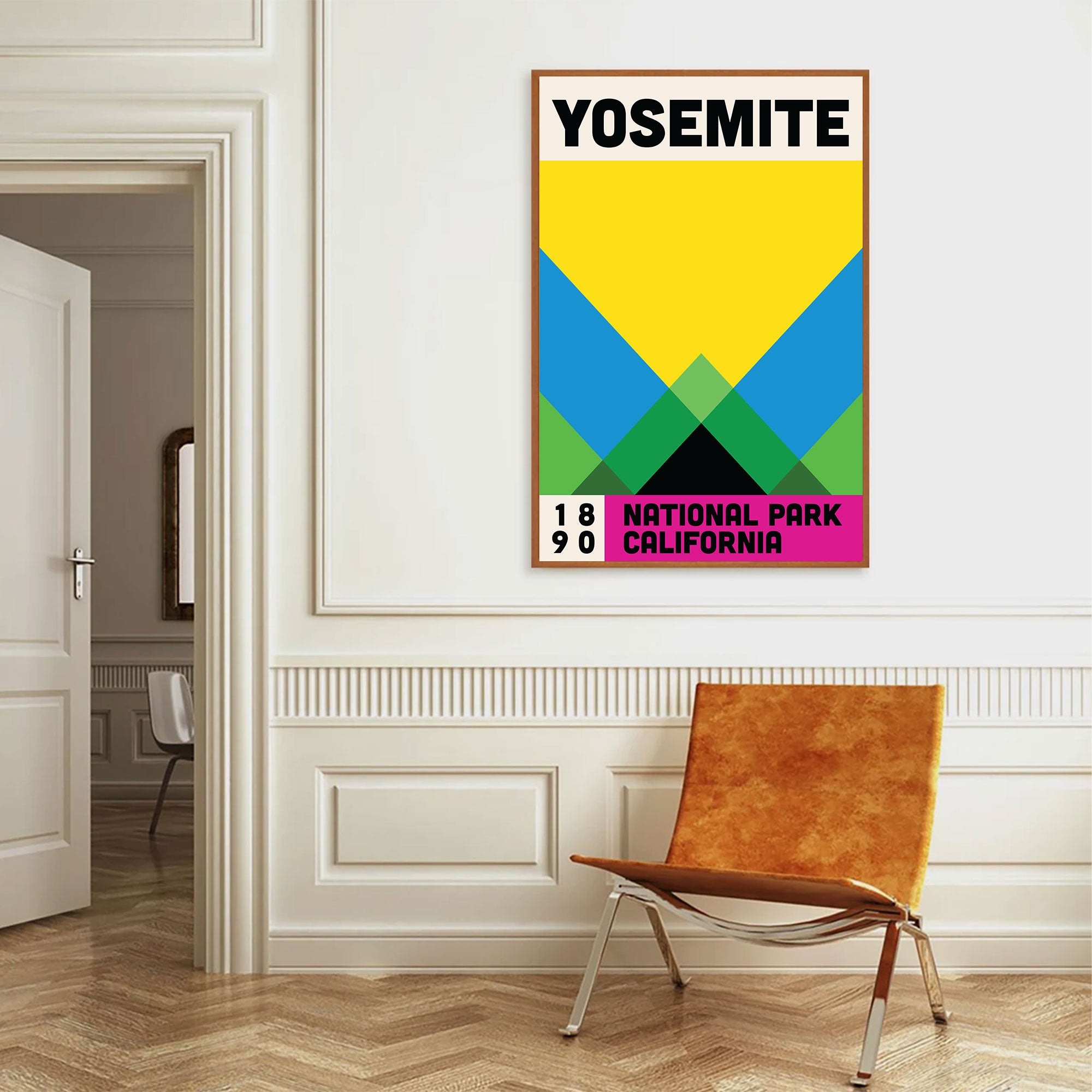 Yosemite National Park Poster - Vintage Travel Wall Art