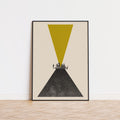 Return of The Jedi Inspired Movie Poster - Mid-Century Wall Art
