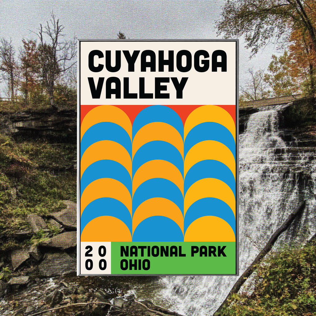 Cuyahoga Valley National Park Poster - Vintage Travel Wall Art