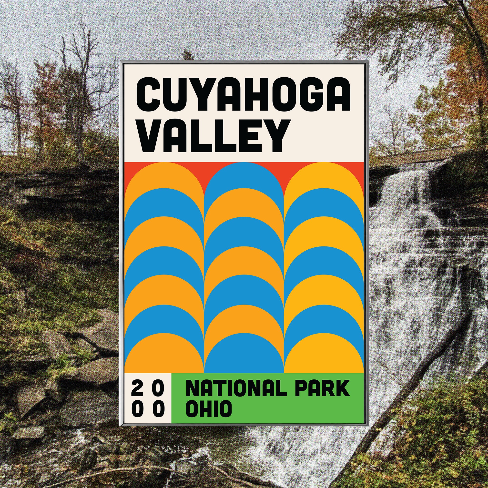 Cuyahoga Valley National Park Poster - Vintage Travel Wall Art