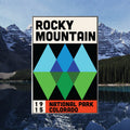 Rocky Mountain National Park Poster - Vintage Travel Wall Art