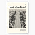Newport Beach City Poster Inspired Movie Poster - Mid-Century Wall Art
