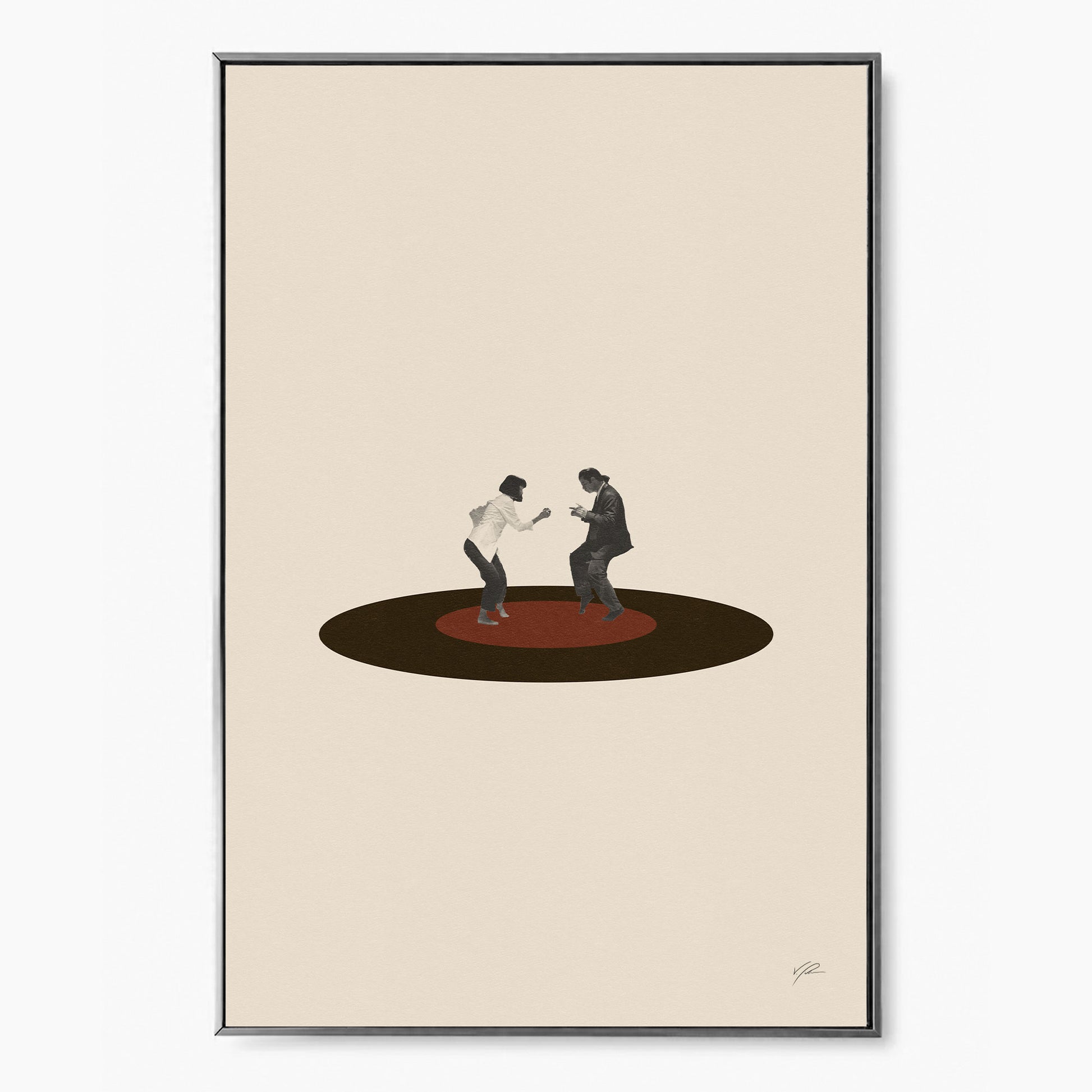 Pulp Fiction Minimalist Movie Poster – thewallflowerclub