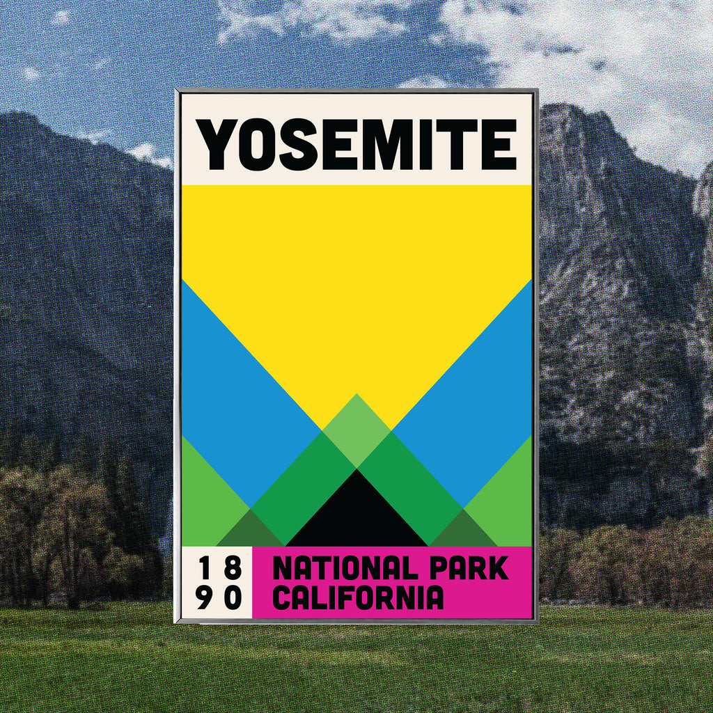 Yosemite National Park Poster - Vintage Travel Wall Art