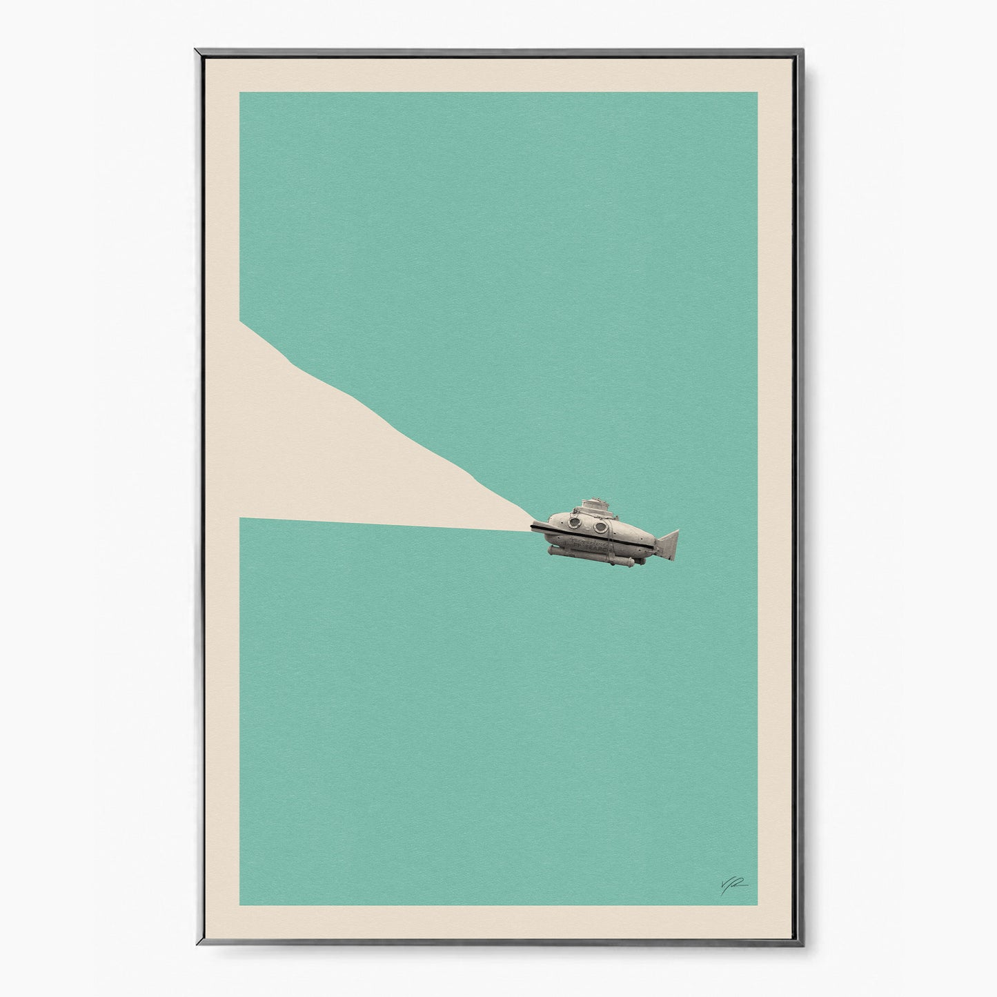 The Life Aquatic with Steve Zissou Inspired Poster | Minimalist Art Print | Retro Art Print | Wall Art | Housewarming Gift | Wes Anderson Movie Poster