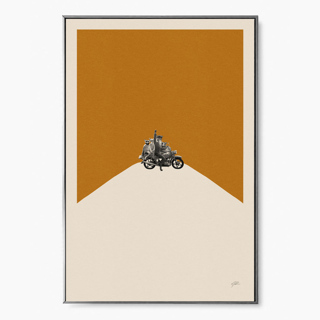 Fantastic Mr Fox Inspired Movie Poster - Mid-Century Wall Art