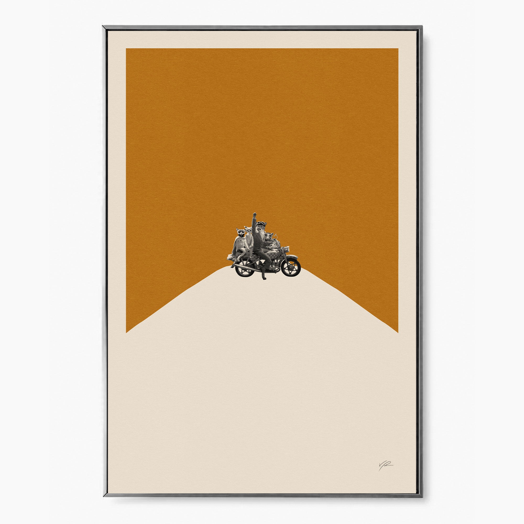 Fantastic Mr Fox Inspired Movie Poster - Mid-Century Wall Art