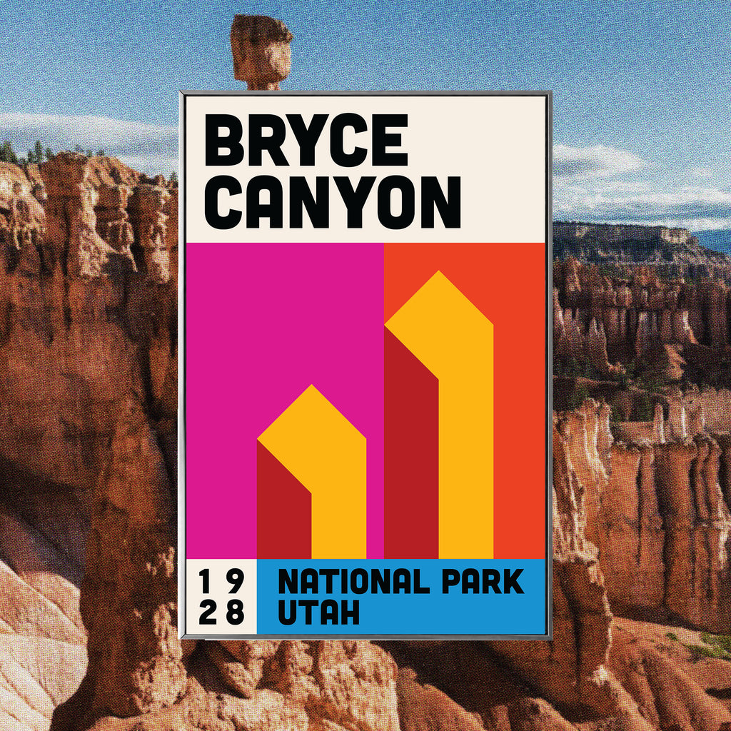 Bryce Canyon Poster - Vintage Travel Wall Art