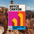 Bryce Canyon Poster - Vintage Travel Wall Art