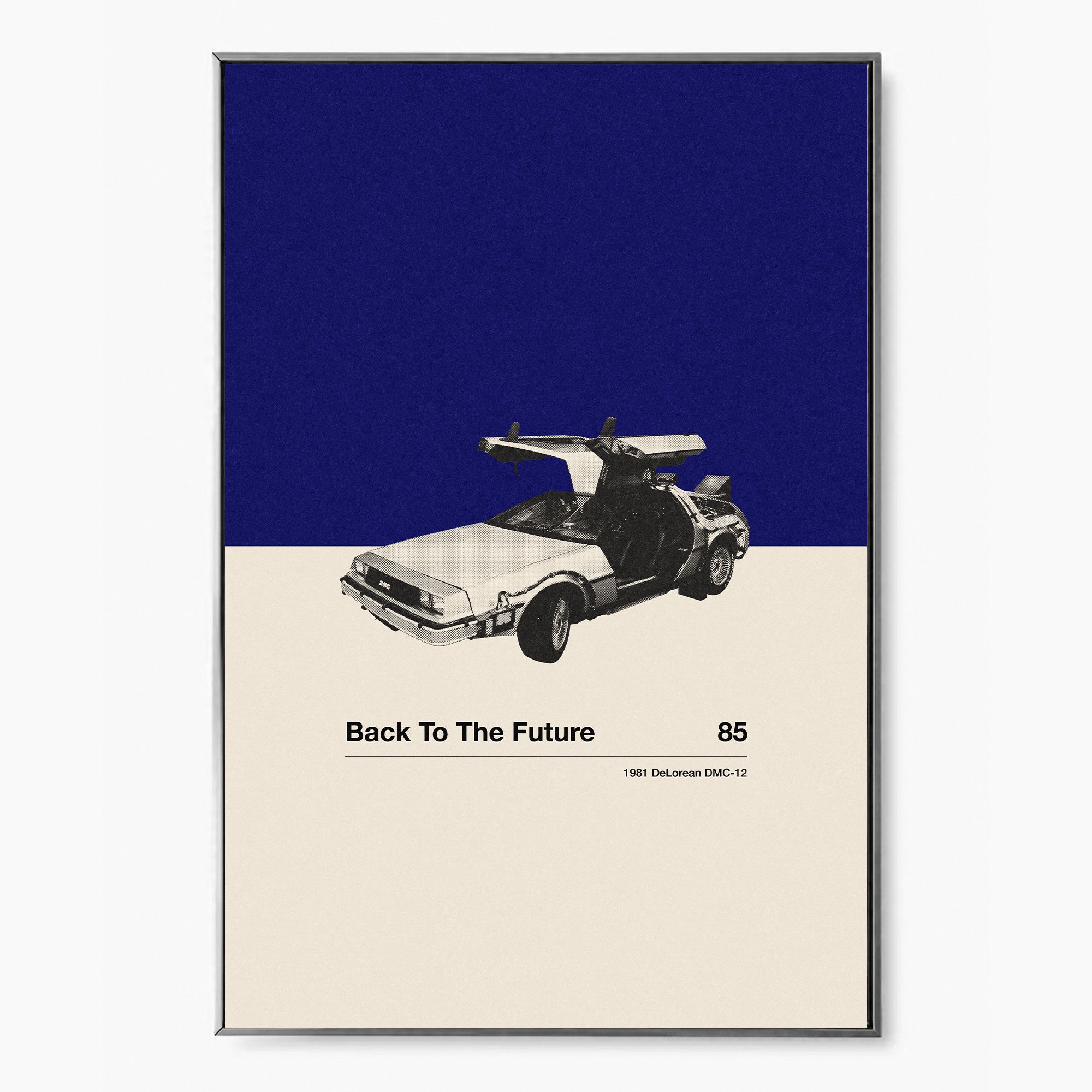 Back To The Future Car Poster Inspired Movie Poster