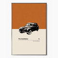 The Godfather Movie Car Poster Inspired Movie Poster