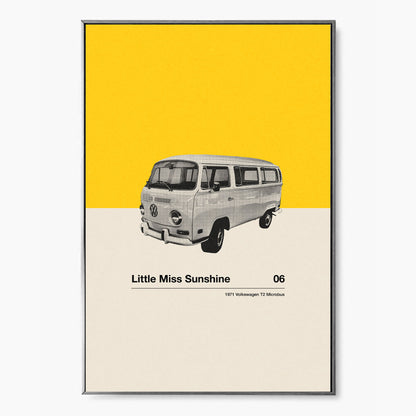 Little Miss Sunshine Car Poster | Minimalist Movie Poster