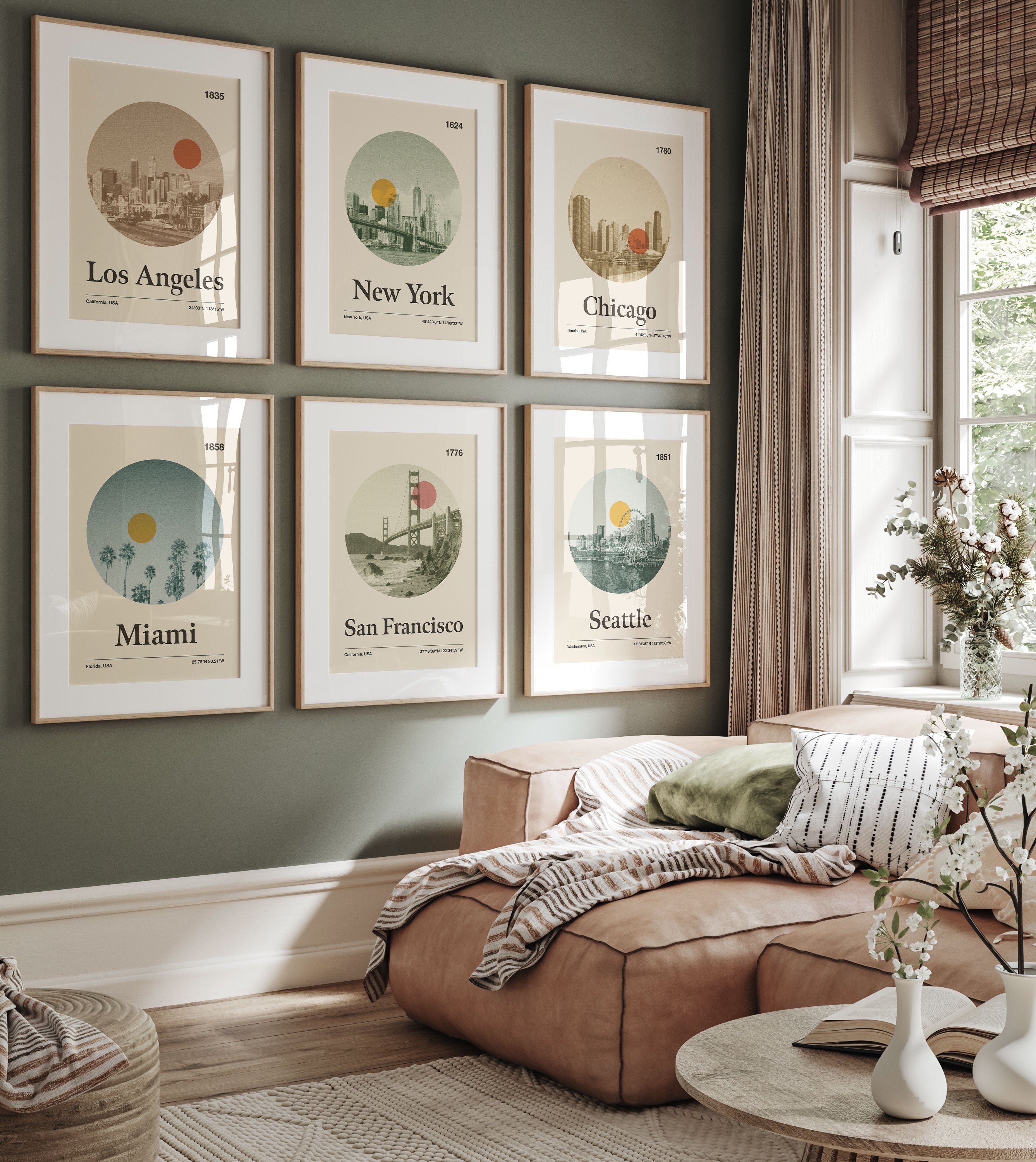 San Francisco City Poster Inspired Movie Poster - Mid-Century Wall Art