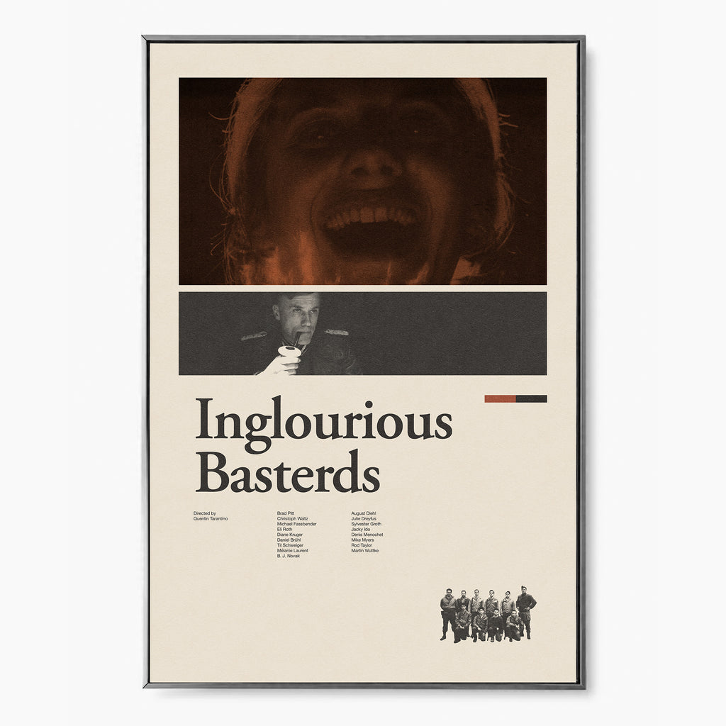 Inglourious Basterds Movie Poster Inspired Movie Poster