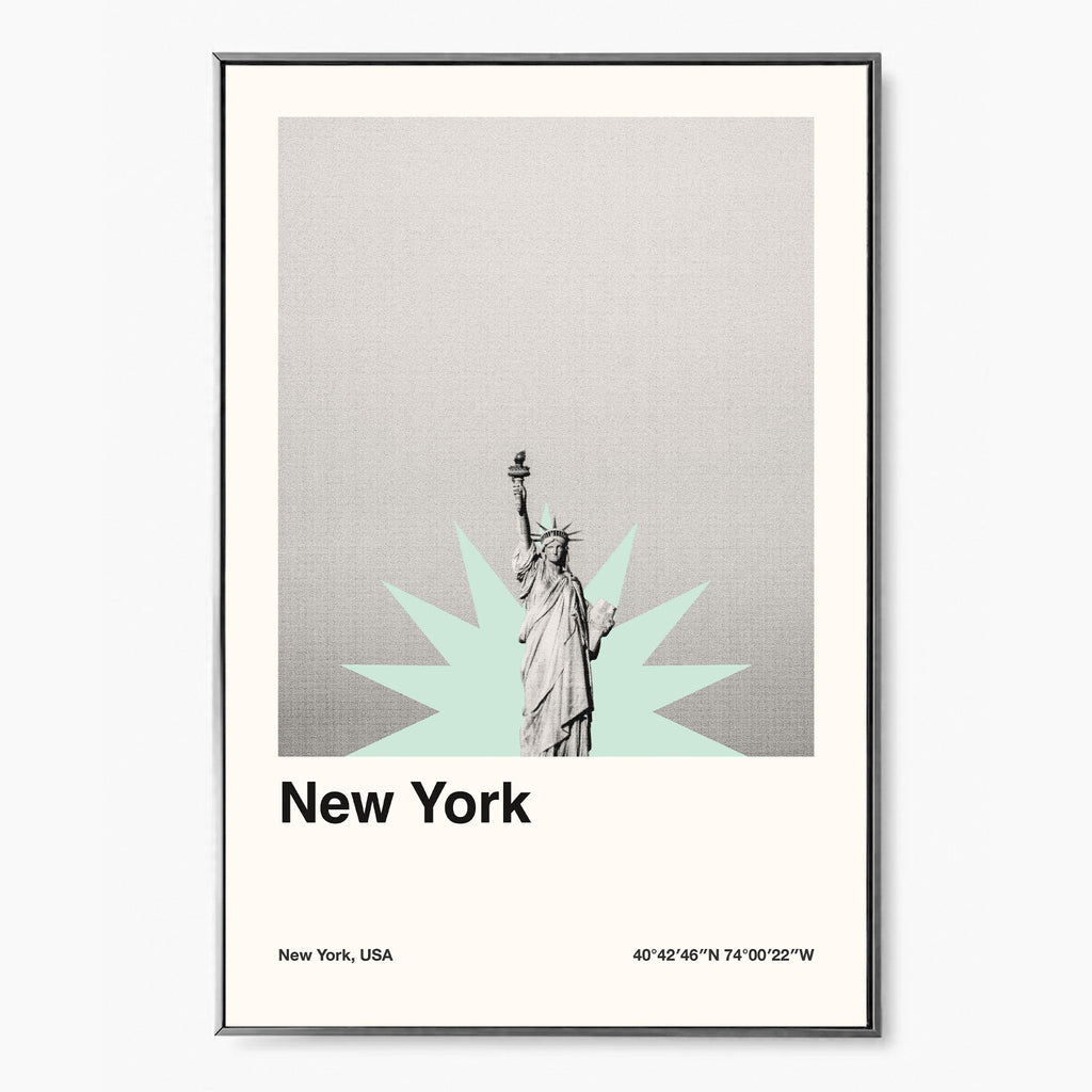New York City Poster Inspired Movie Poster - Mid-Century Wall Art