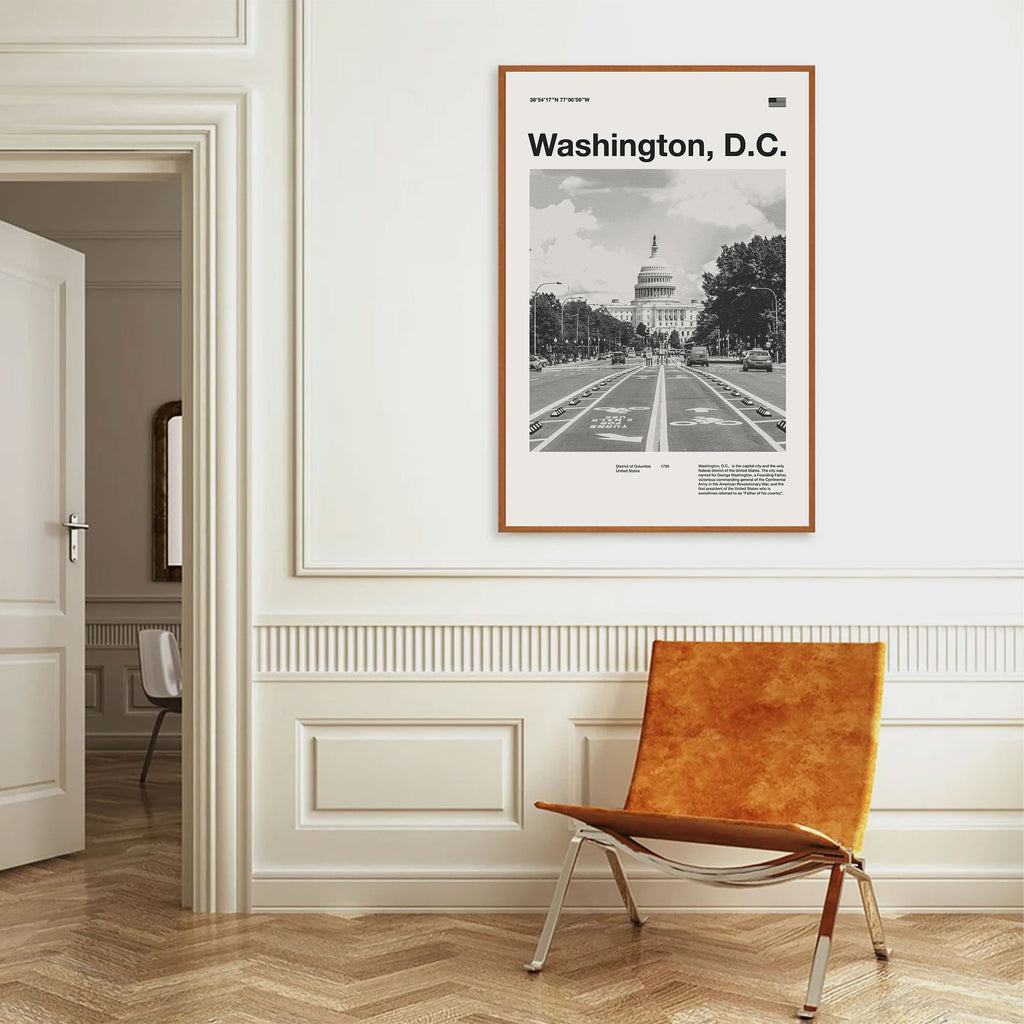 Washington, D.C. City Poster Inspired Movie Poster