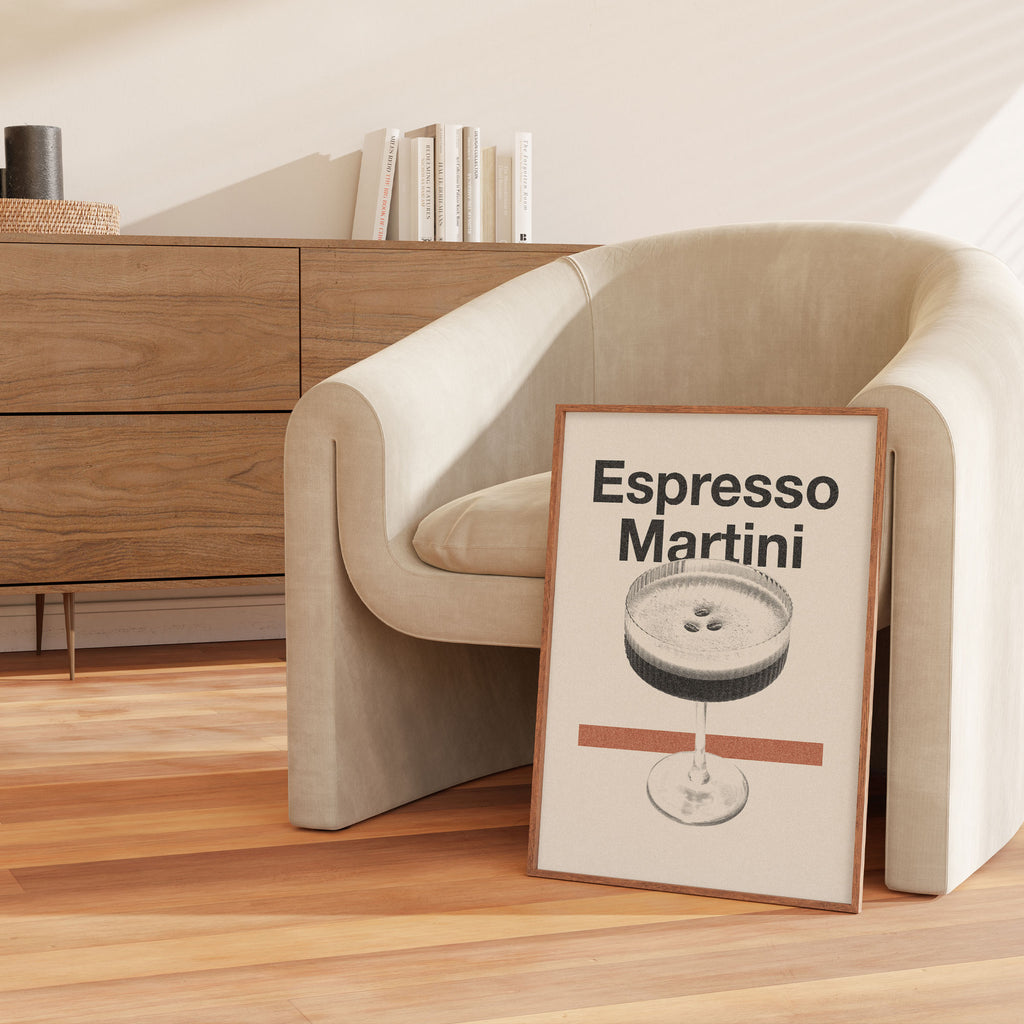 Espresso Martini Cocktails Poster Inspired Movie Poster