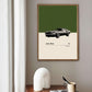 John Wick Inspire Poster | Car in Movie Poster | Mid Century Modern Poster | Minimalist Poster | Retro Art Print | Classic Movie