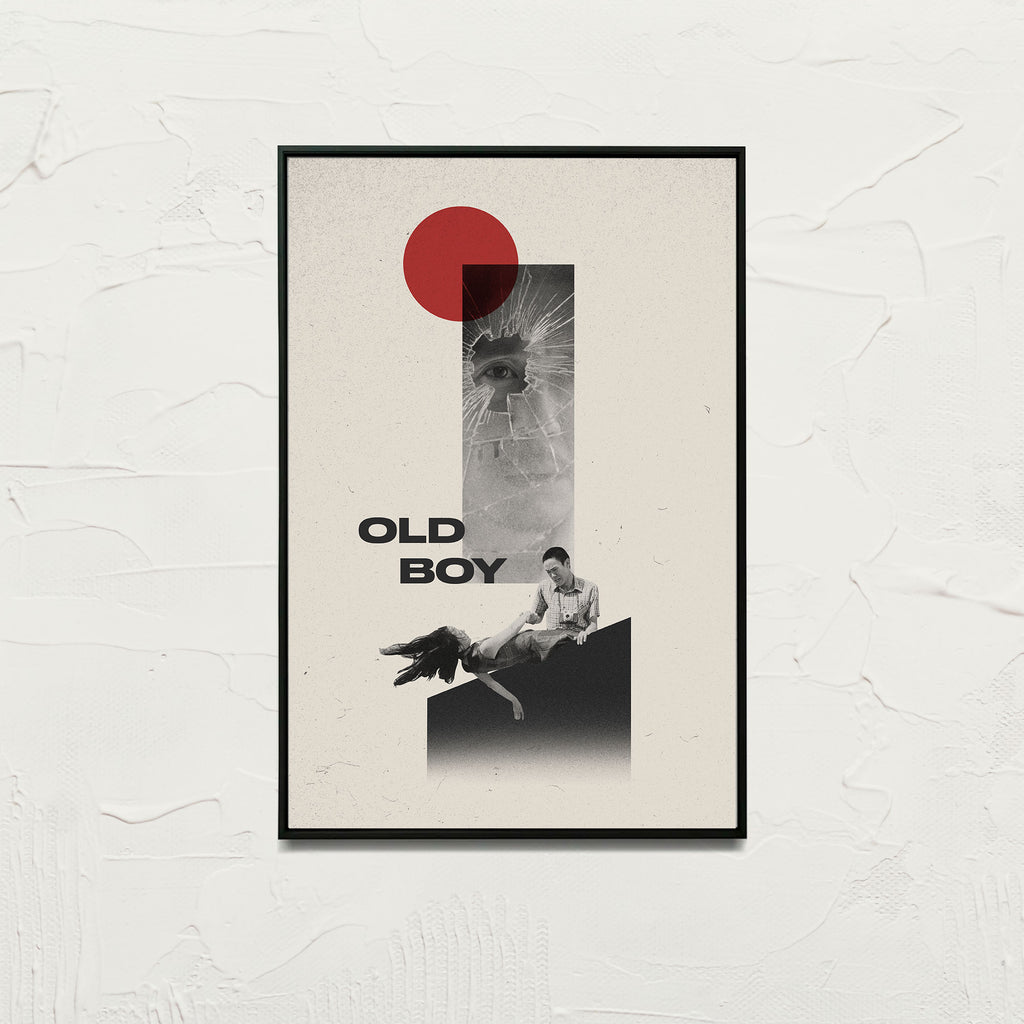 Old Boy Movie Poster Inspired Movie Poster - Mid-Century Wall Art