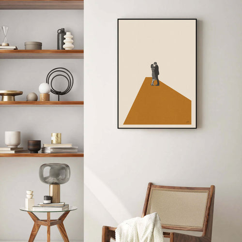 About Time Inspired Movie Poster - Mid-Century Wall Art
