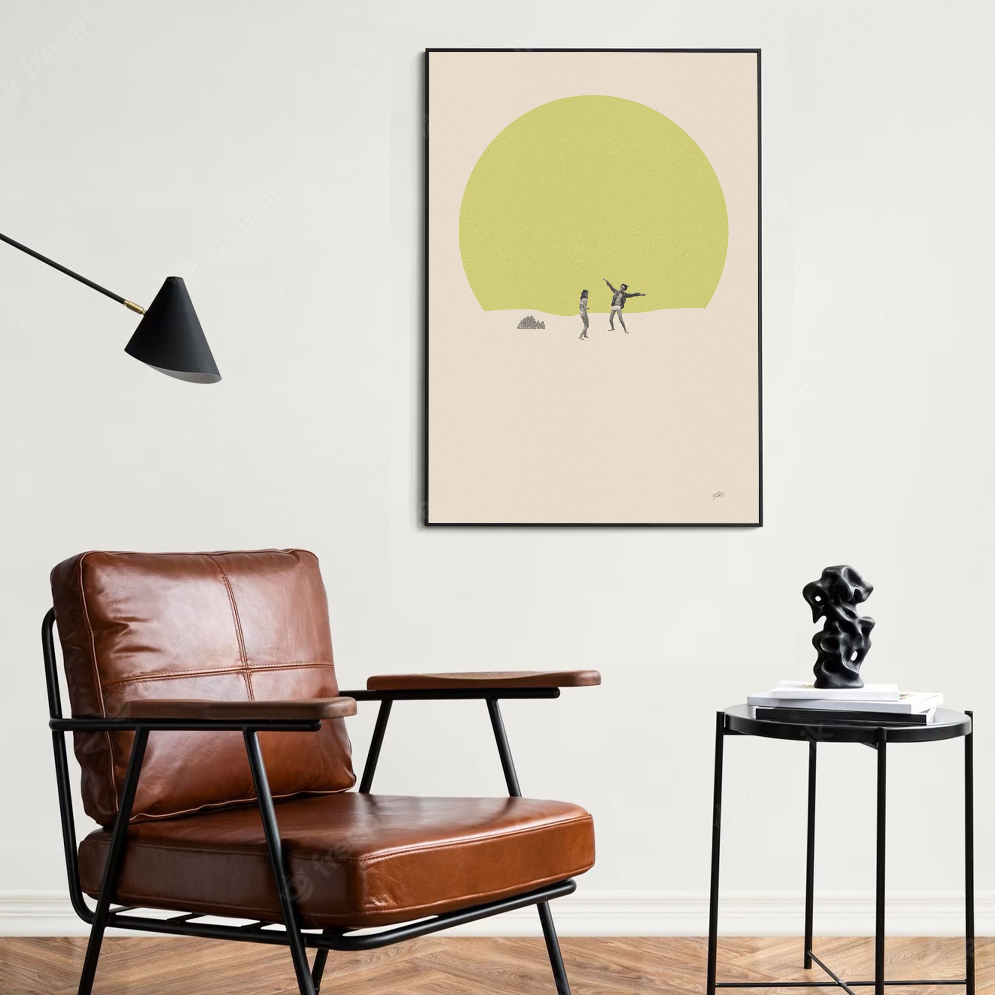Moonrise Kingdom Inspired Movie Poster - Mid-Century Wall Art