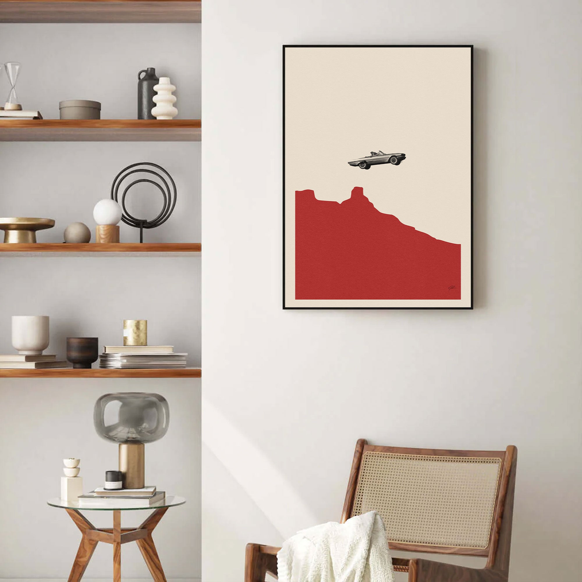 Thelma & Louies Inspired Movie Poster - Mid-Century Wall Art