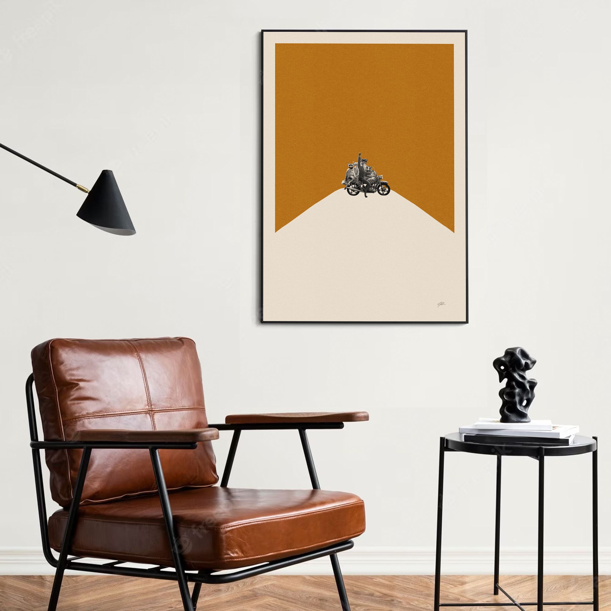 Fantastic Mr Fox Inspired Movie Poster - Mid-Century Wall Art