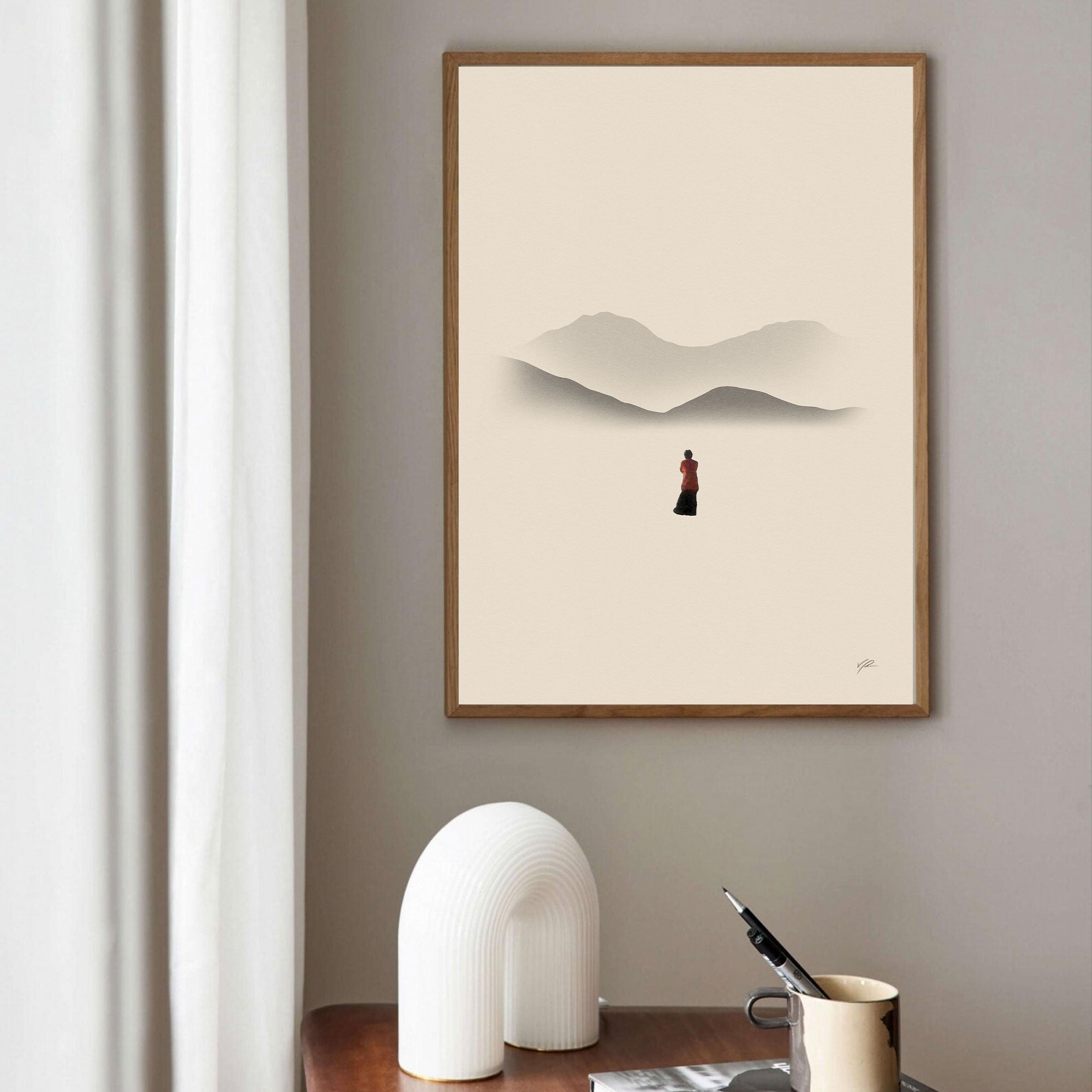 Love Letter Inspired Movie Poster - Mid-Century Wall Art