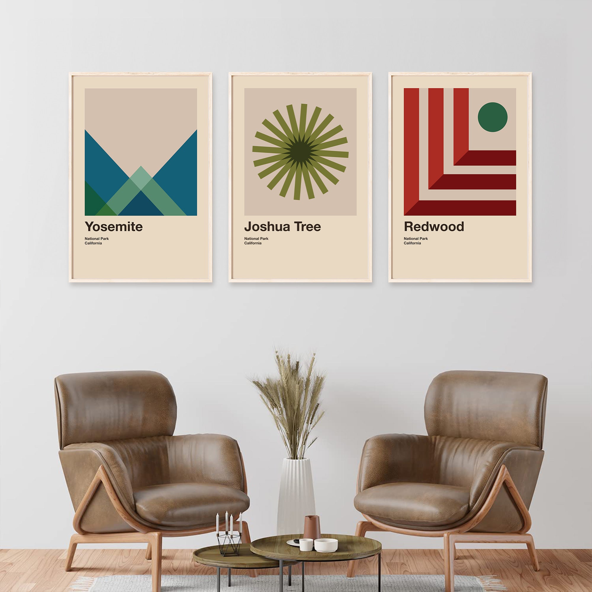 Joshua Tree National Park Poster Poster - Vintage Travel Wall Art