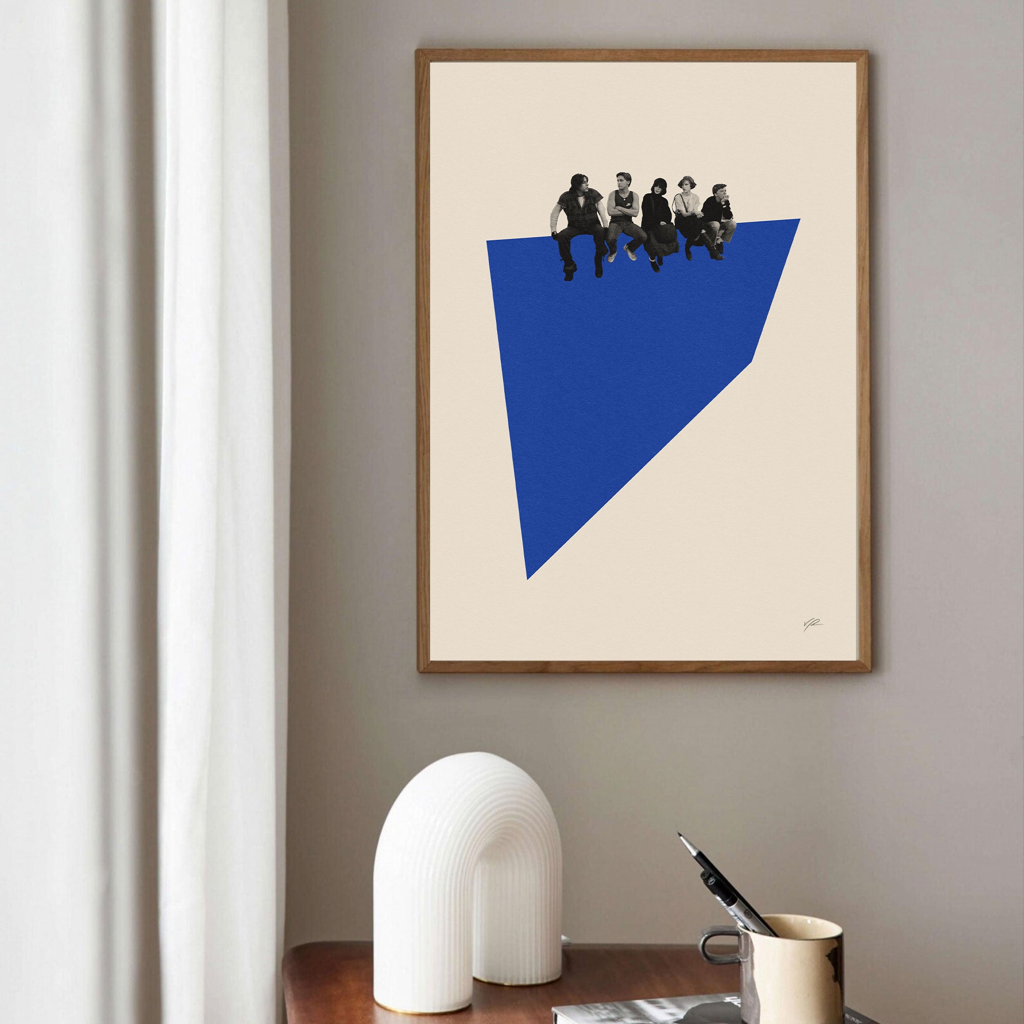The Breakfast Club Inspired Movie Poster - Mid-Century Wall Art