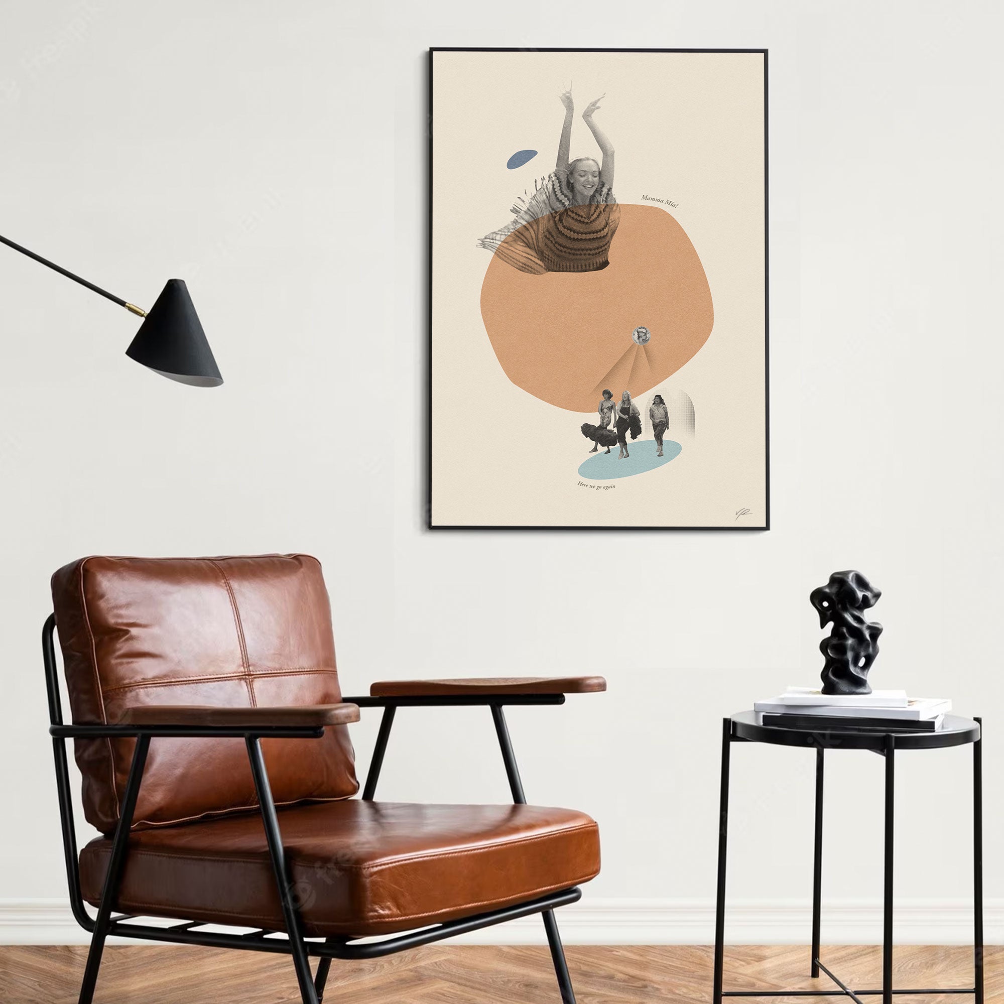 Mamma Mia Movie Poster Inspired Movie Poster - Mid-Century Wall Art