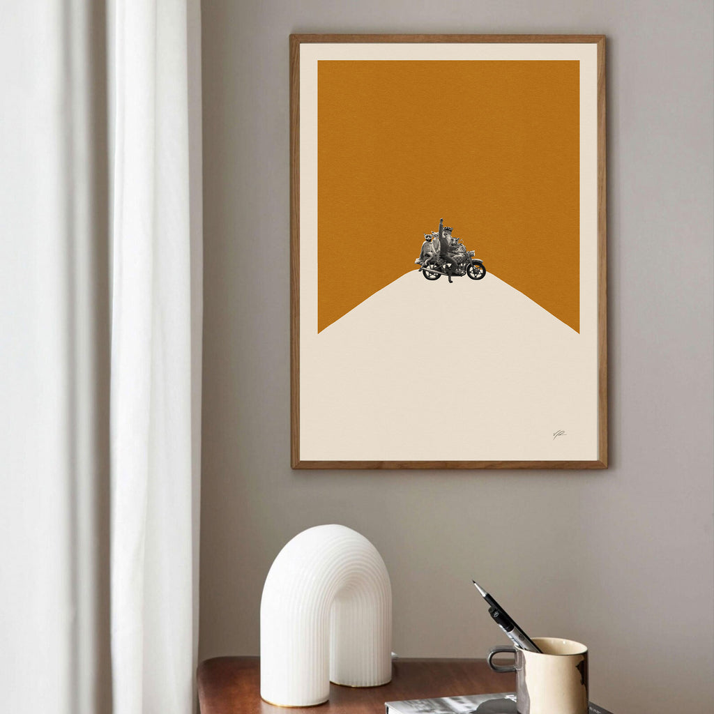 Fantastic Mr Fox Inspired Movie Poster - Mid-Century Wall Art
