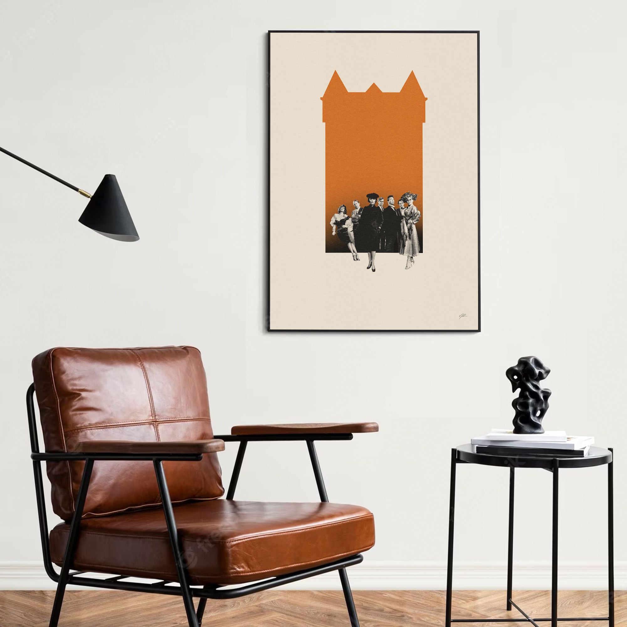 Clue Inspired Movie Poster - Mid-Century Wall Art