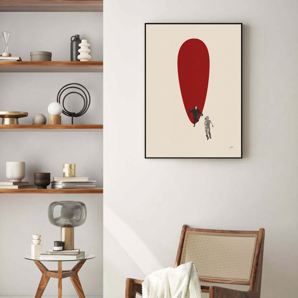 Scream 1996 Inspired Movie Poster - Mid-Century Wall Art
