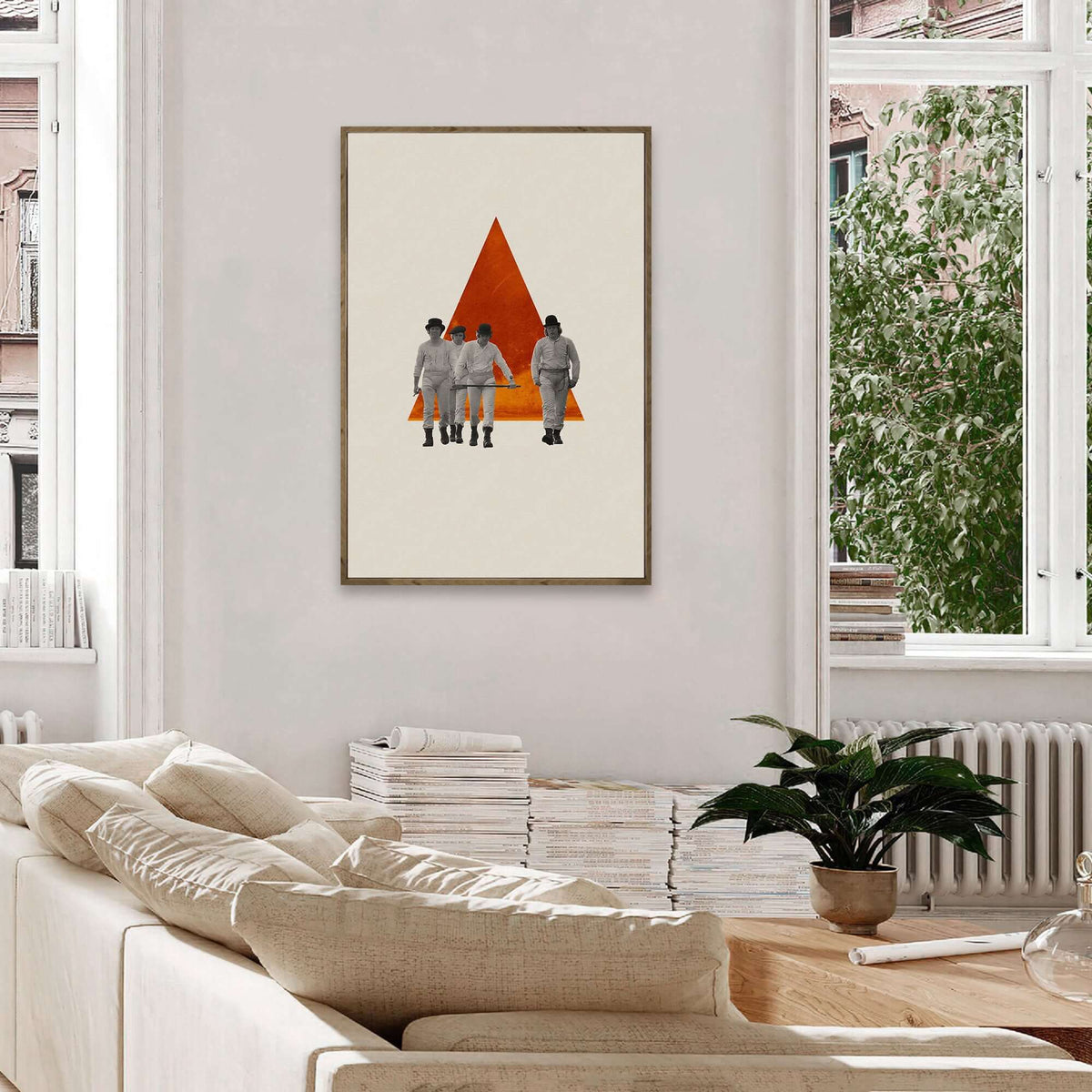 A Clockwork Orange Inspired Movie Poster - Mid-Century Wall Art