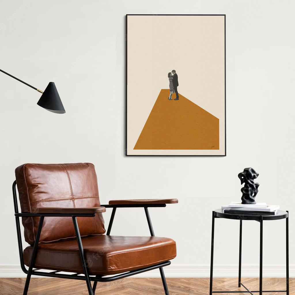 About Time Inspired Movie Poster - Mid-Century Wall Art
