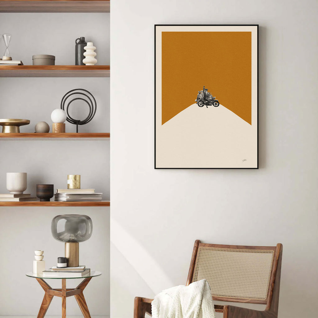 Fantastic Mr Fox Inspired Movie Poster - Mid-Century Wall Art