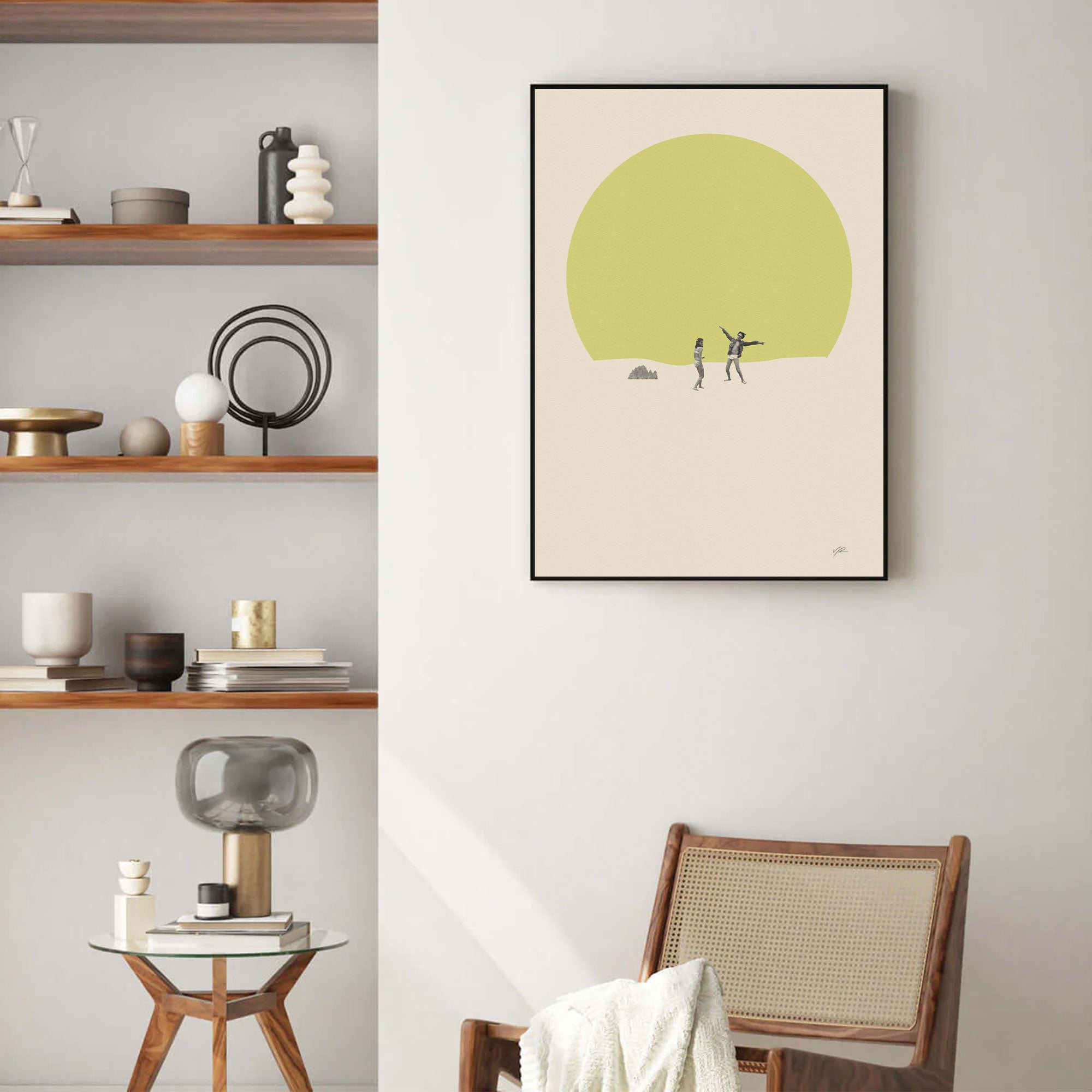 Moonrise Kingdom Inspired Movie Poster - Mid-Century Wall Art