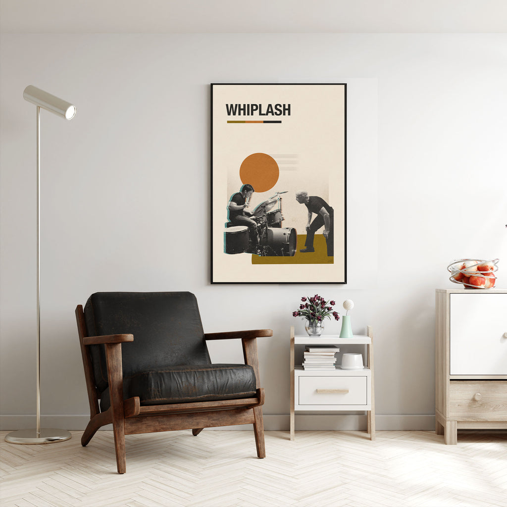 Whiplash Movie Poster Inspired Movie Poster - Mid-Century Wall Art