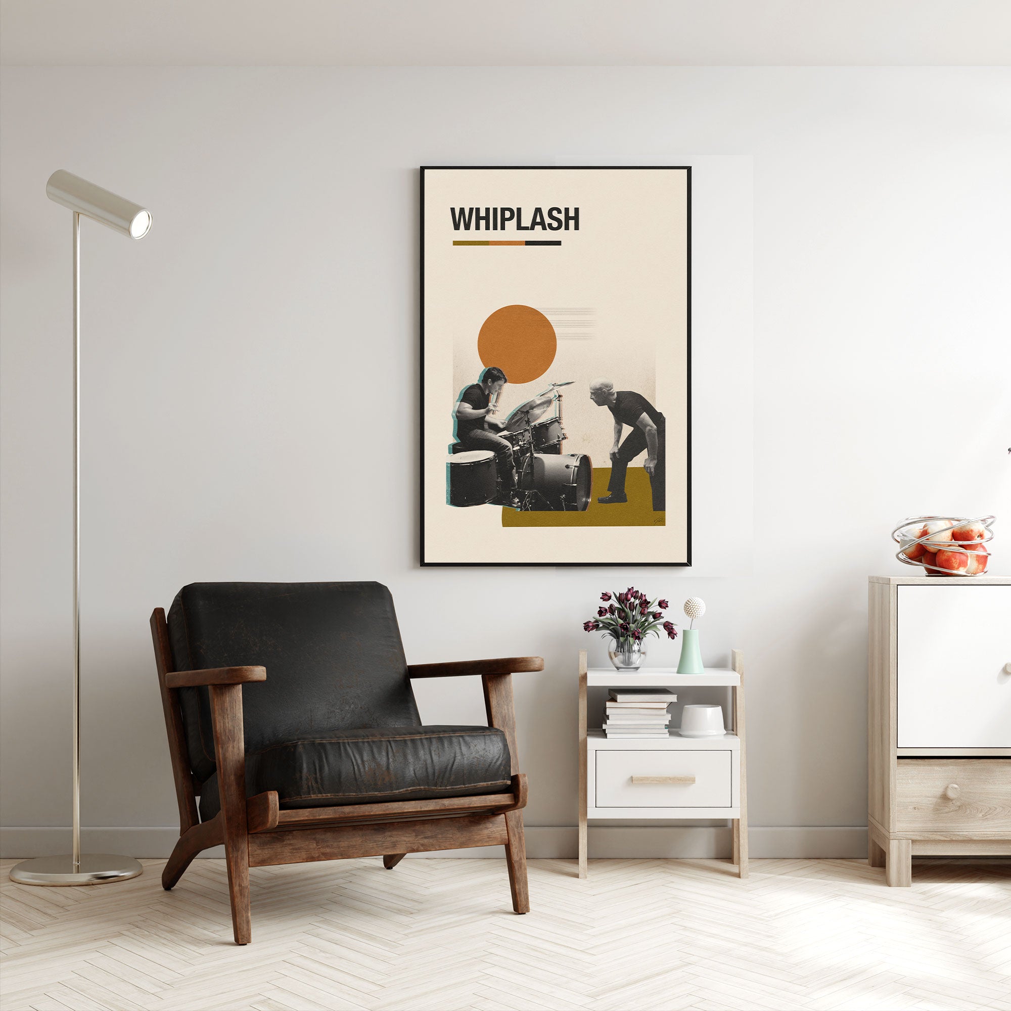 Whiplash Movie Poster Inspired Movie Poster - Mid-Century Wall Art
