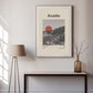 Acadia National Park - Poster - acadia, national park prints, travel poster, maine poster, maine, main print art