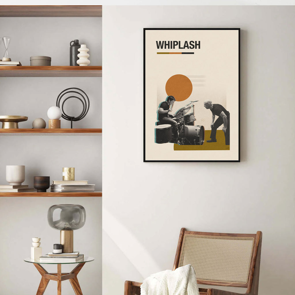 Whiplash Movie Poster Inspired Movie Poster - Mid-Century Wall Art