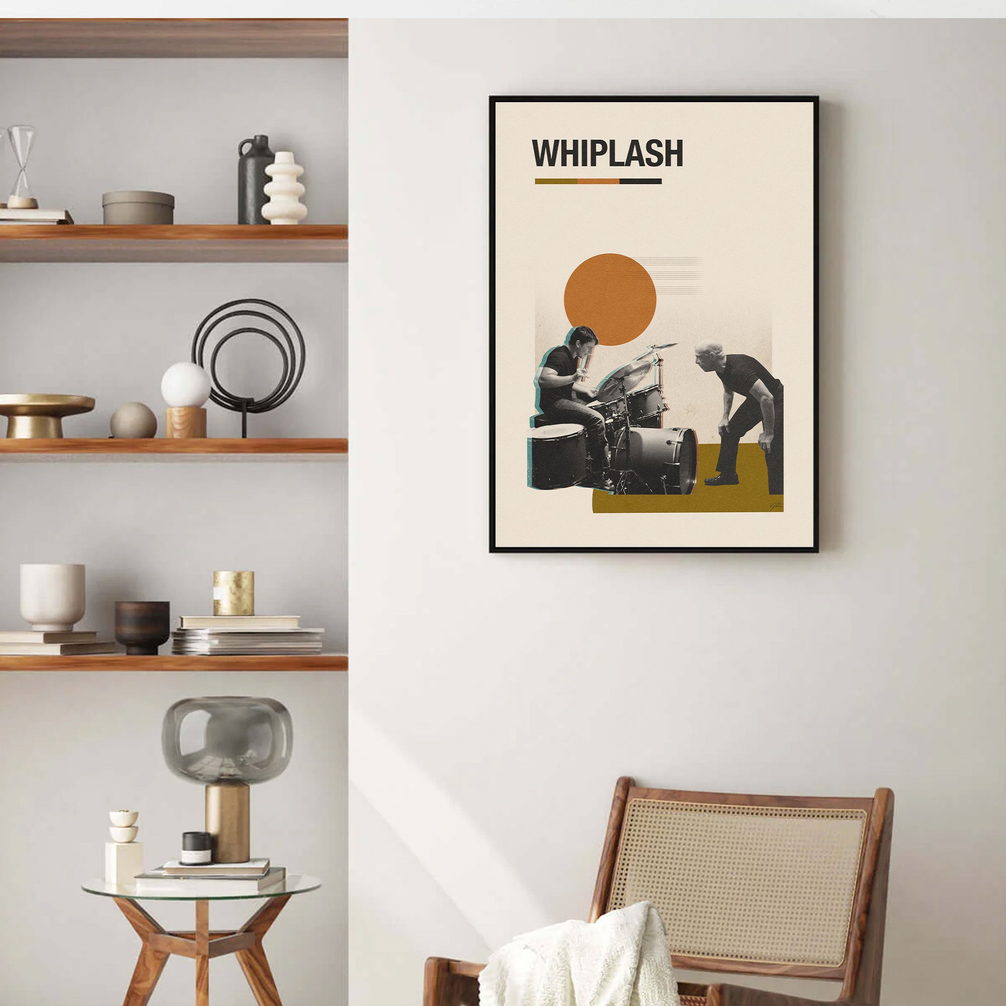 Whiplash Movie Poster Inspired Movie Poster - Mid-Century Wall Art