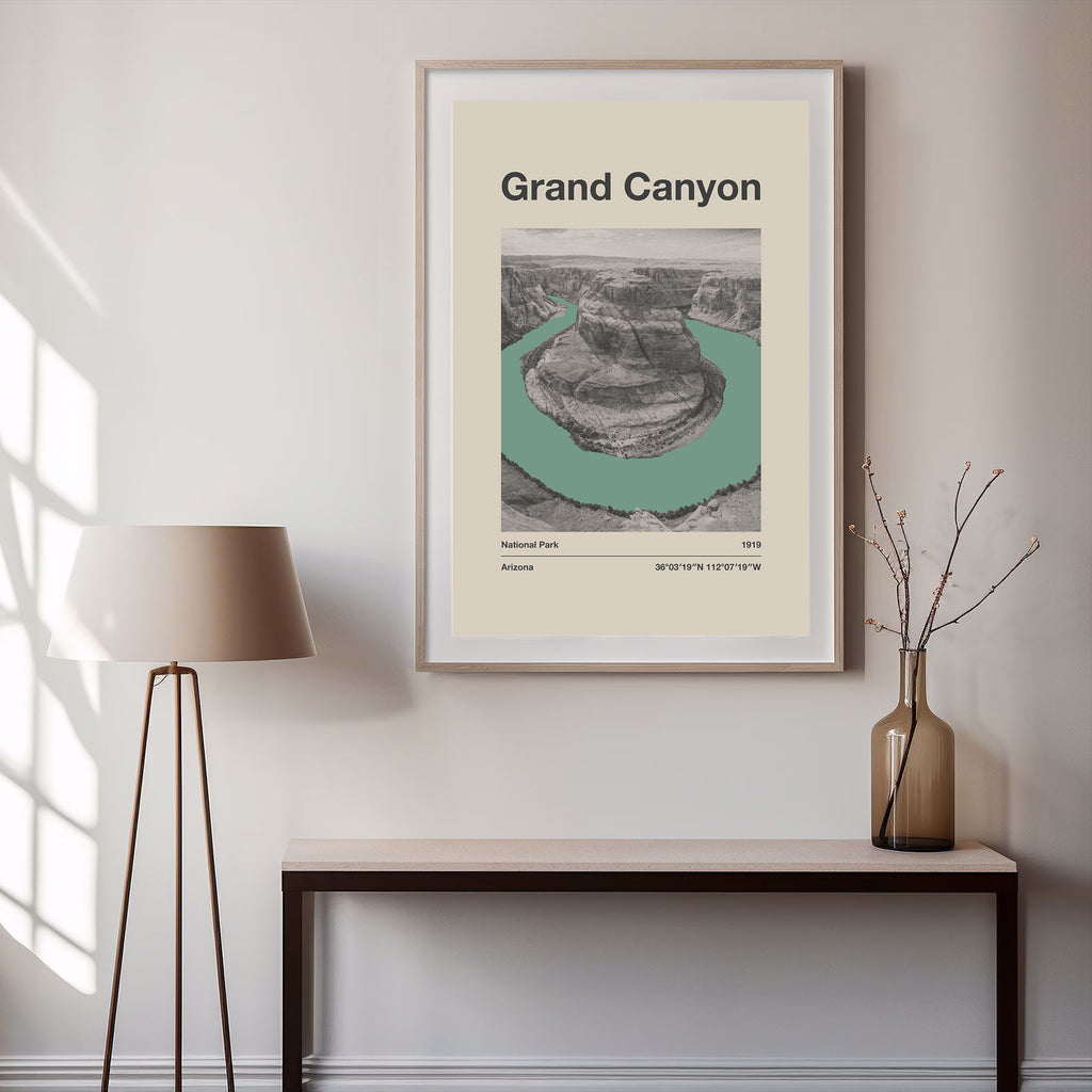 Grand Canyon National Park Poster Poster - Vintage Travel Wall Art