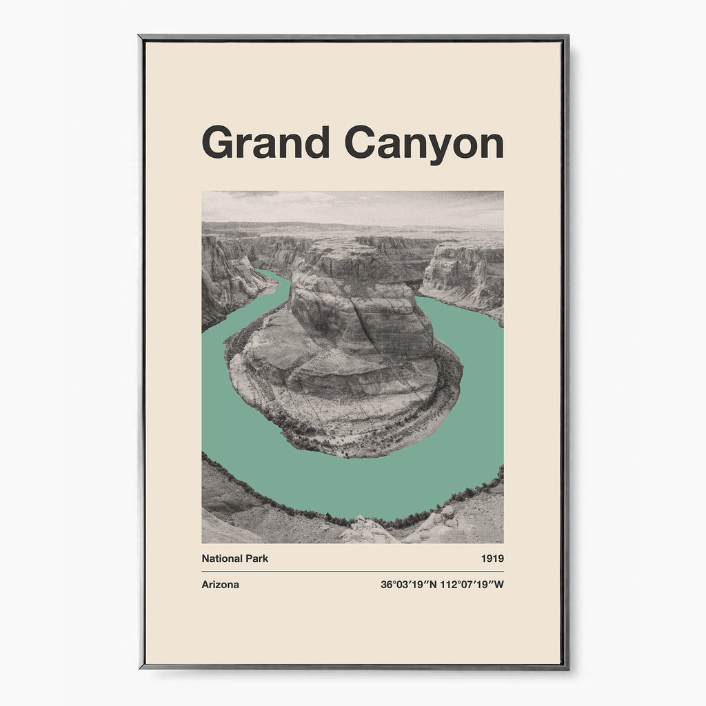 Grand Canyon National Park Poster Poster - Vintage Travel Wall Art