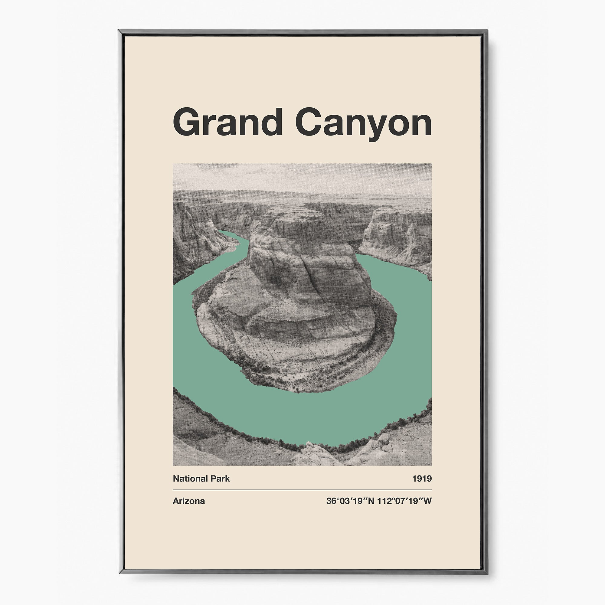 Grand Canyon National Park Poster Poster - Vintage Travel Wall Art