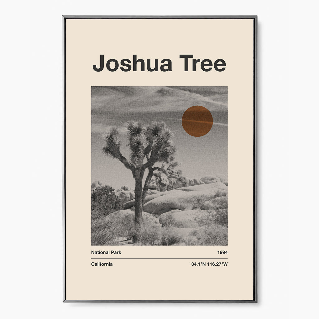Joshua Tree National Park Poster Poster - Vintage Travel Wall Art